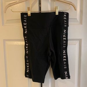 Nike black spandex shorts S new!